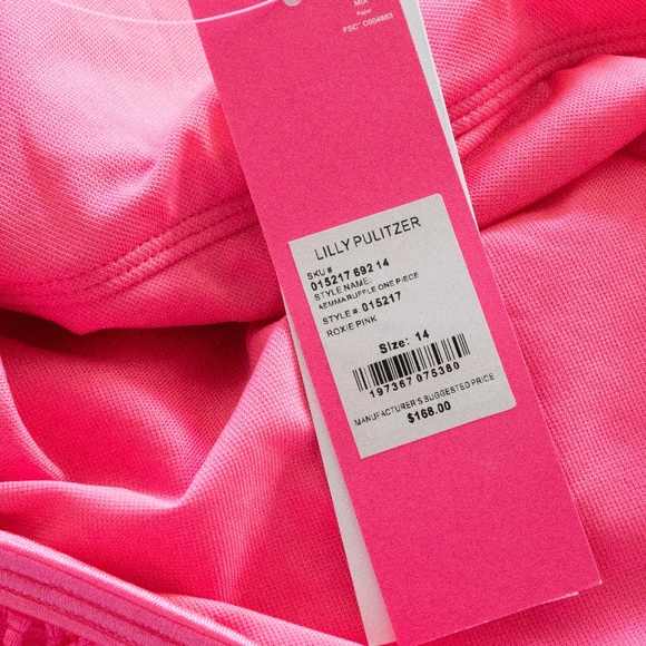 Lilly Pulitze. Aemma Ruffle One Piece Swimsuit. - Picture 3 of 14